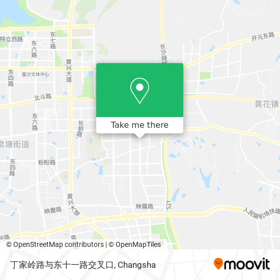 丁家岭路与东十一路交叉口 map