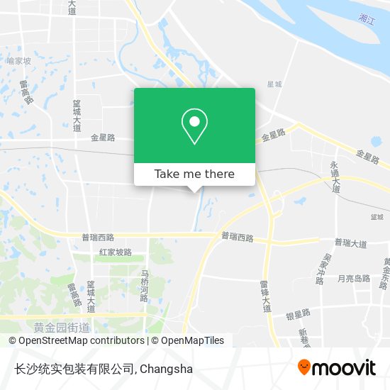 长沙统实包装有限公司 map