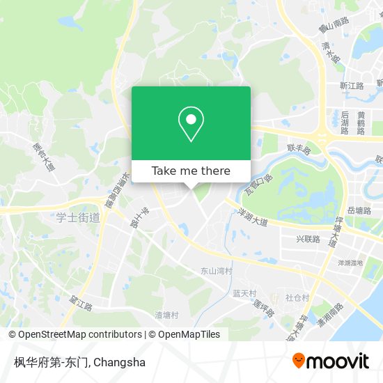 枫华府第-东门 map
