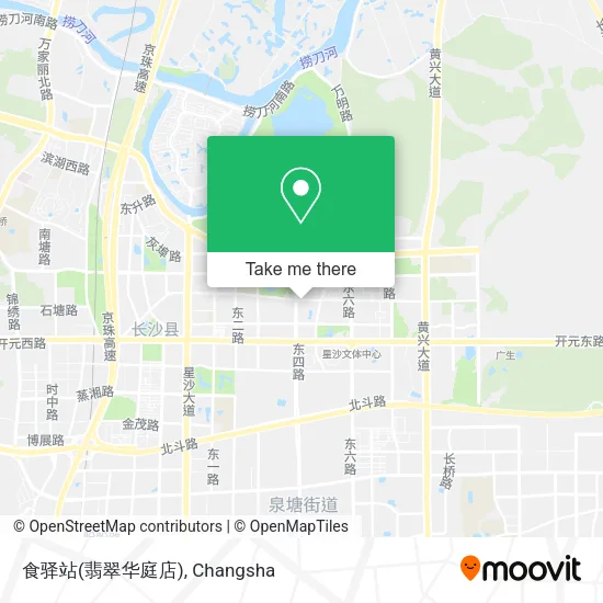 食驿站(翡翠华庭店) map