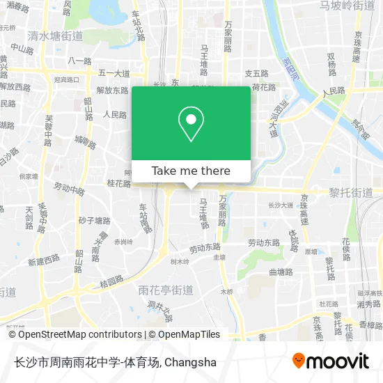 长沙市周南雨花中学-体育场 map