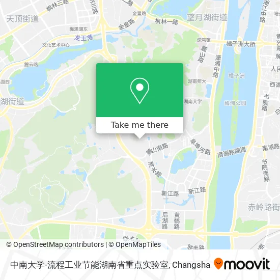 中南大学-流程工业节能湖南省重点实验室 map