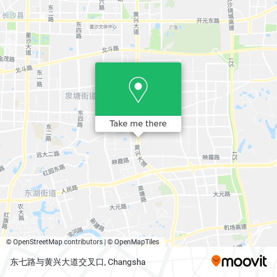 东七路与黄兴大道交叉口 map