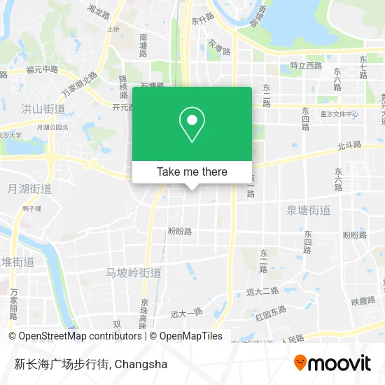 新长海广场步行街 map