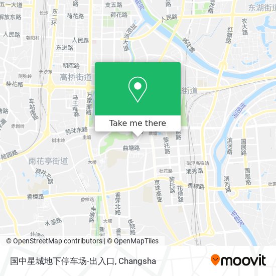 国中星城地下停车场-出入口 map