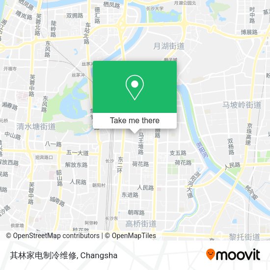 其林家电制冷维修 map