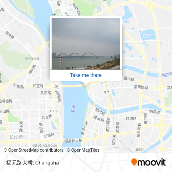 福元路大桥 map