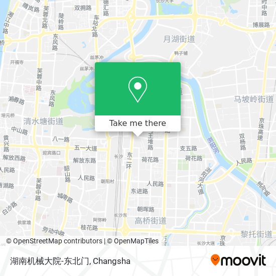 湖南机械大院-东北门 map