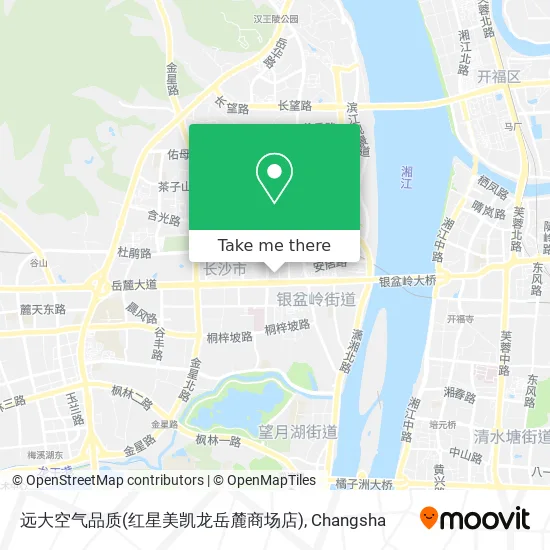 远大空气品质(红星美凯龙岳麓商场店) map