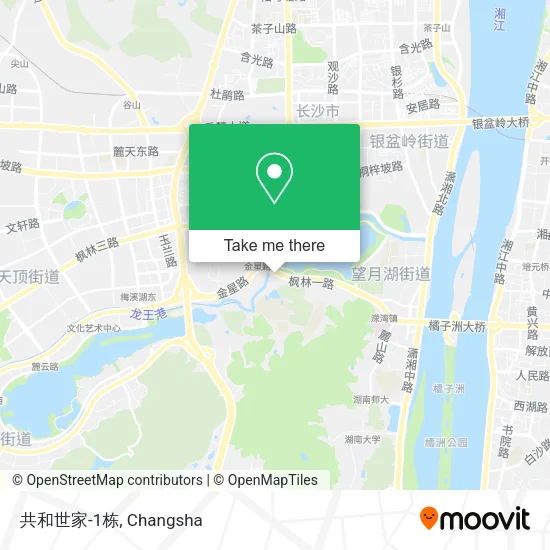 共和世家-1栋 map