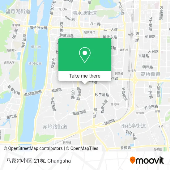 马家冲小区-21栋 map