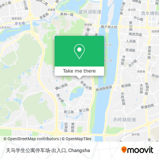 天马学生公寓停车场-出入口 map