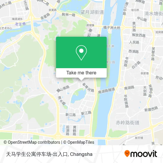 天马学生公寓停车场-出入口 map