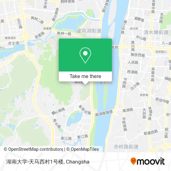 湖南大学-天马西村1号楼 map