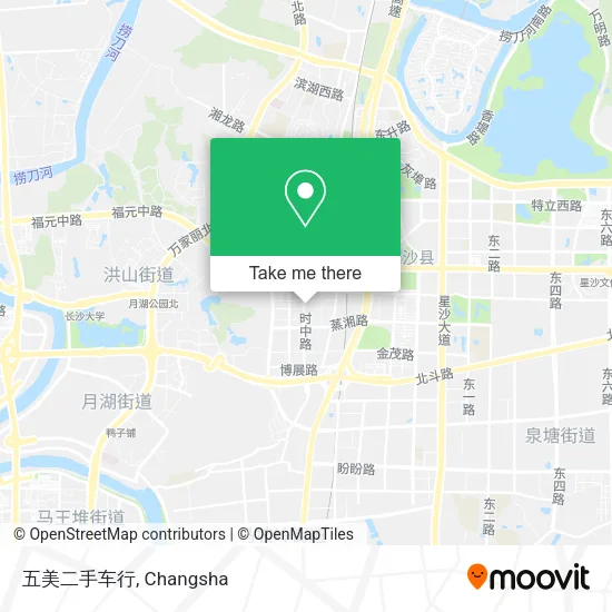 五美二手车行 map