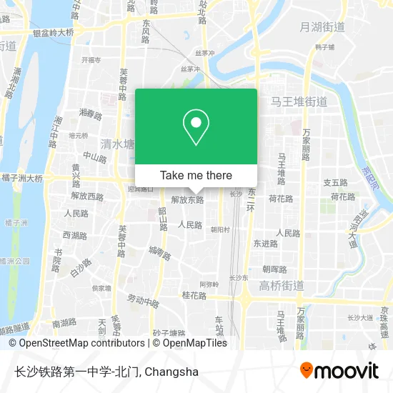 长沙铁路第一中学-北门 map
