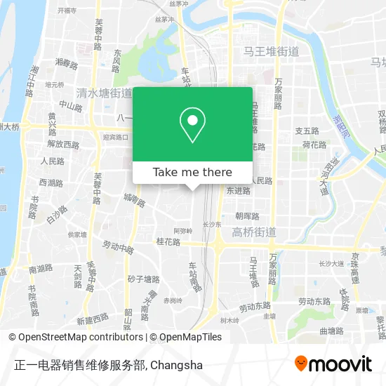 正一电器销售维修服务部 map