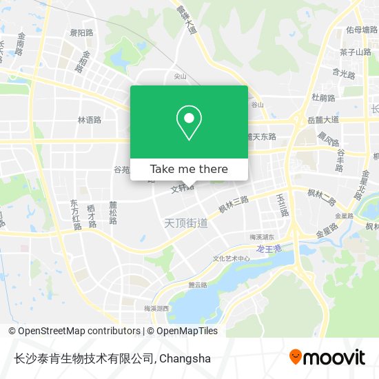 长沙泰肯生物技术有限公司 map