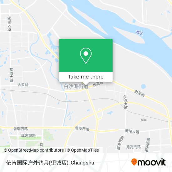 依肯国际户外钓具(望城店) map