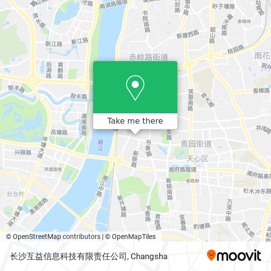 长沙互益信息科技有限责任公司 map