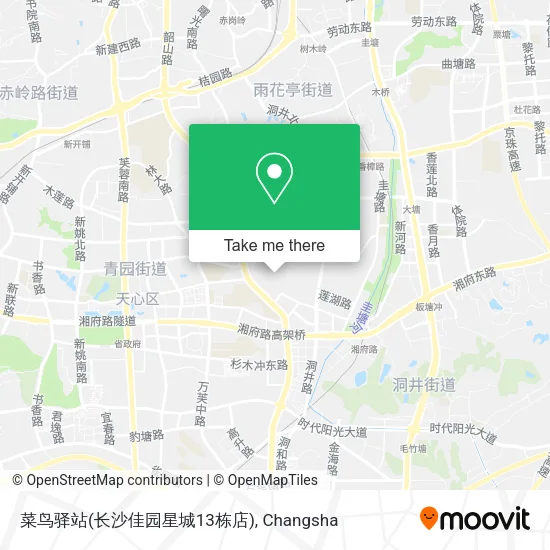 菜鸟驿站(长沙佳园星城13栋店) map
