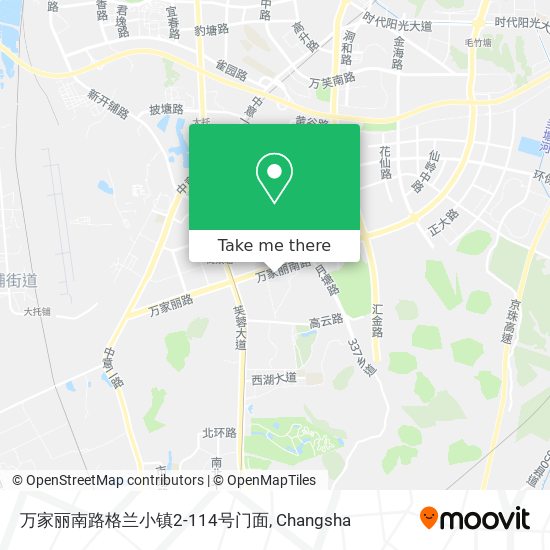 万家丽南路格兰小镇2-114号门面 map