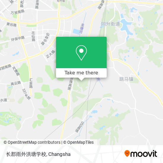 长郡雨外洪塘学校 map