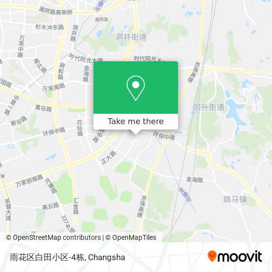 雨花区白田小区-4栋 map
