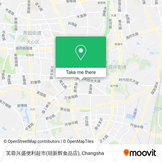 芙蓉兴盛便利超市(胡新辉食品店) map