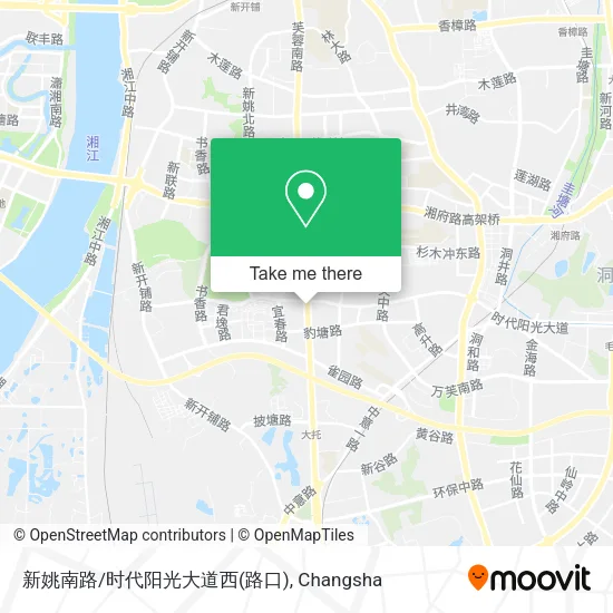 新姚南路/时代阳光大道西(路口) map