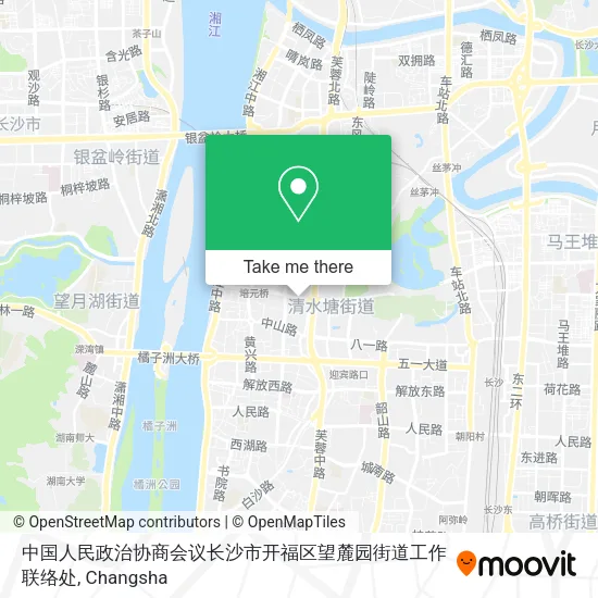 中国人民政治协商会议长沙市开福区望麓园街道工作联络处 map