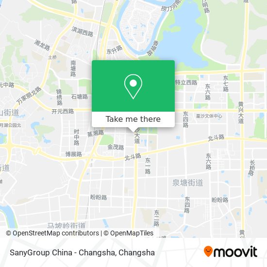 SanyGroup China - Changsha map