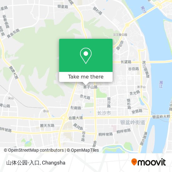 山体公园-入口 map