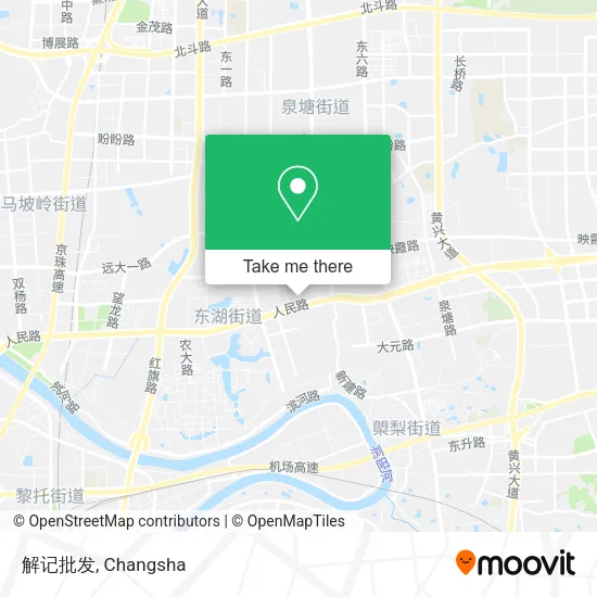 解记批发 map