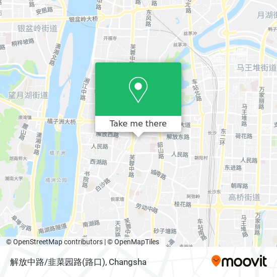解放中路/韭菜园路(路口) map