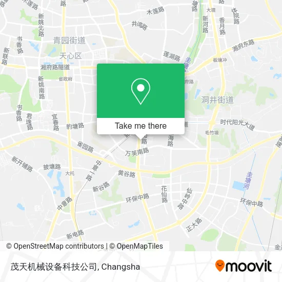 茂天机械设备科技公司 map