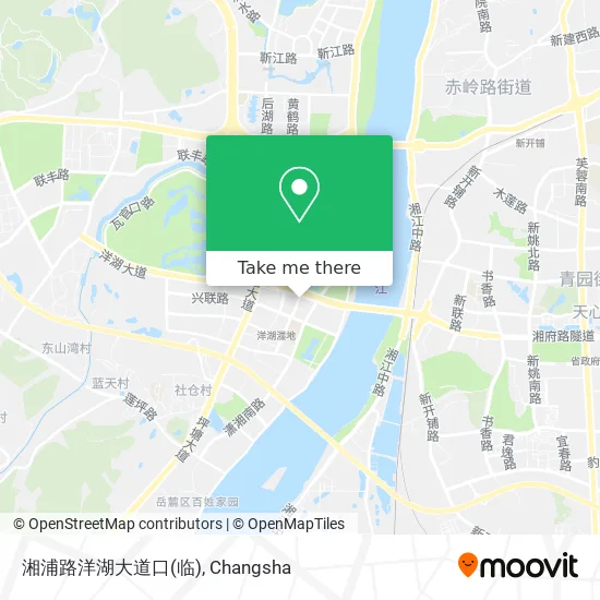 湘浦路洋湖大道口(临) map