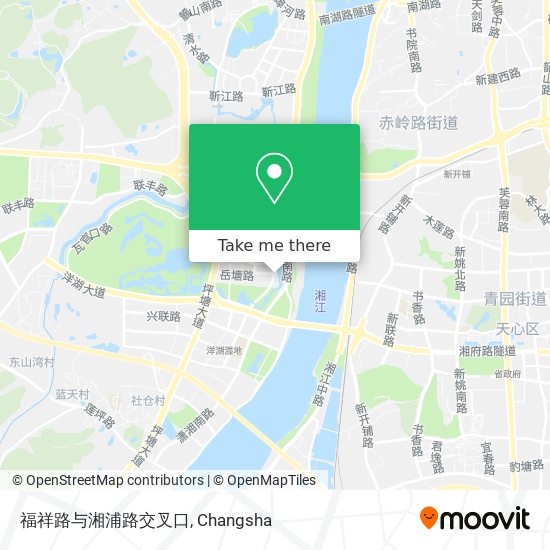 福祥路与湘浦路交叉口 map