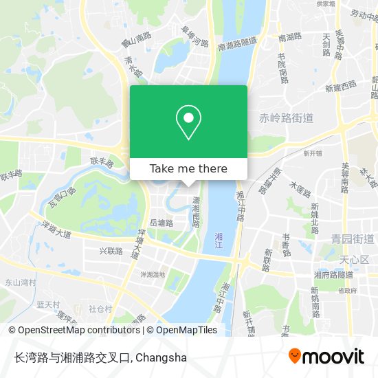 长湾路与湘浦路交叉口 map