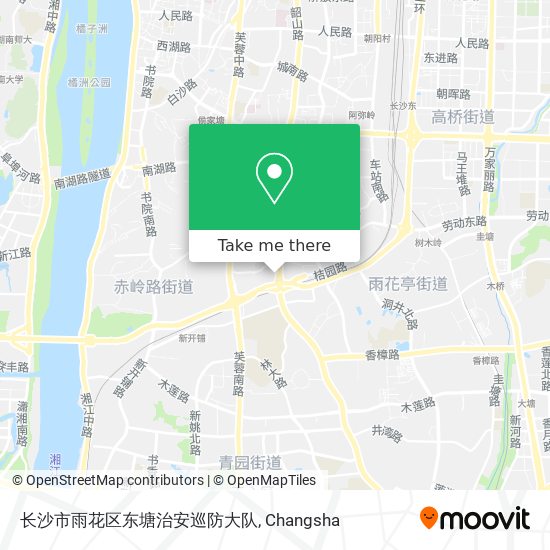 长沙市雨花区东塘治安巡防大队 map