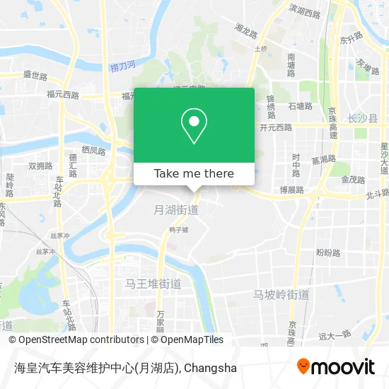 海皇汽车美容维护中心(月湖店) map