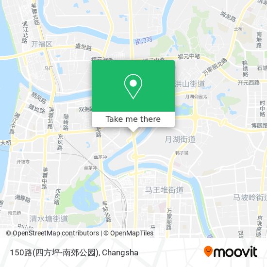 150路(四方坪-南郊公园) map