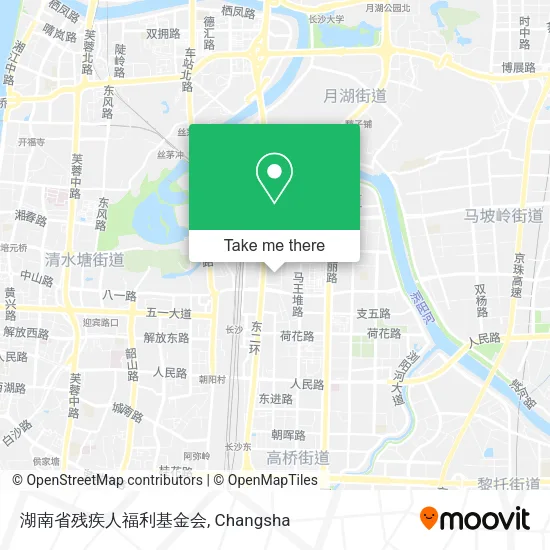 湖南省残疾人福利基金会 map