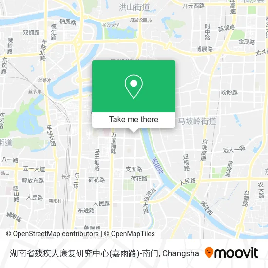 湖南省残疾人康复研究中心(嘉雨路)-南门 map
