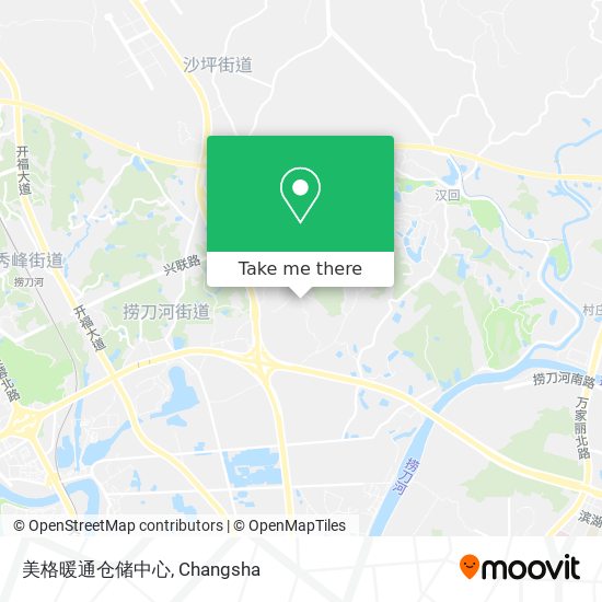 美格暖通仓储中心 map