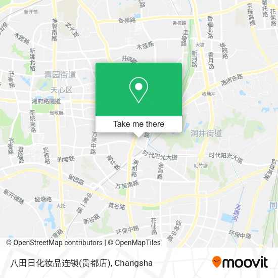 八田日化妆品连锁(贵都店) map