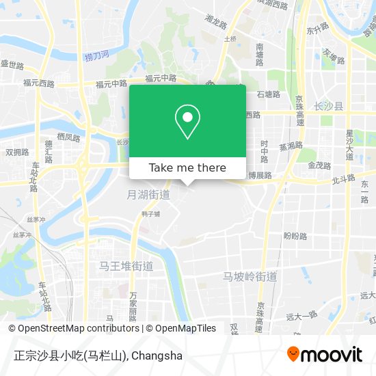 正宗沙县小吃(马栏山) map