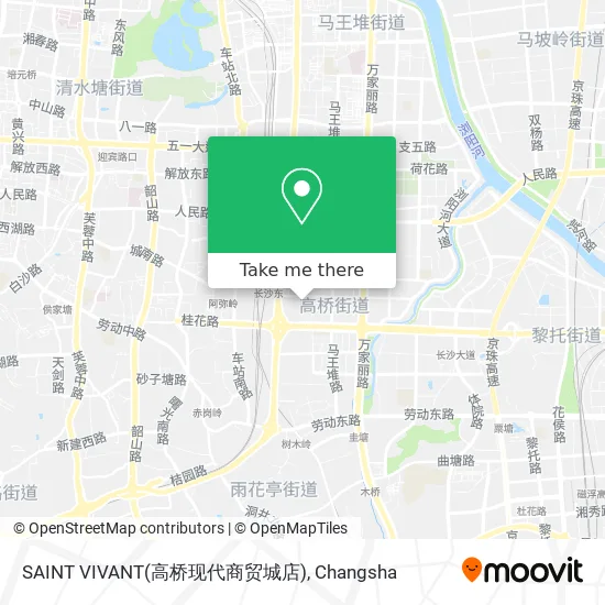 SAINT VIVANT(高桥现代商贸城店) map