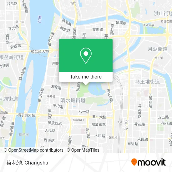 荷花池 map