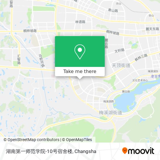 湖南第一师范学院-10号宿舍楼 map